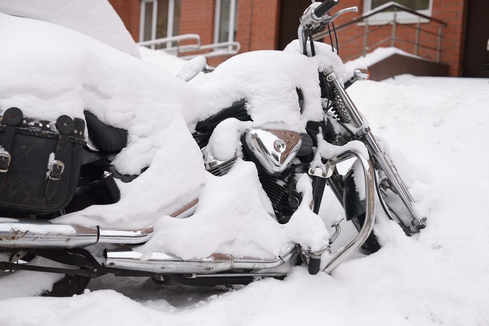 Plating during colder seasons motorbike